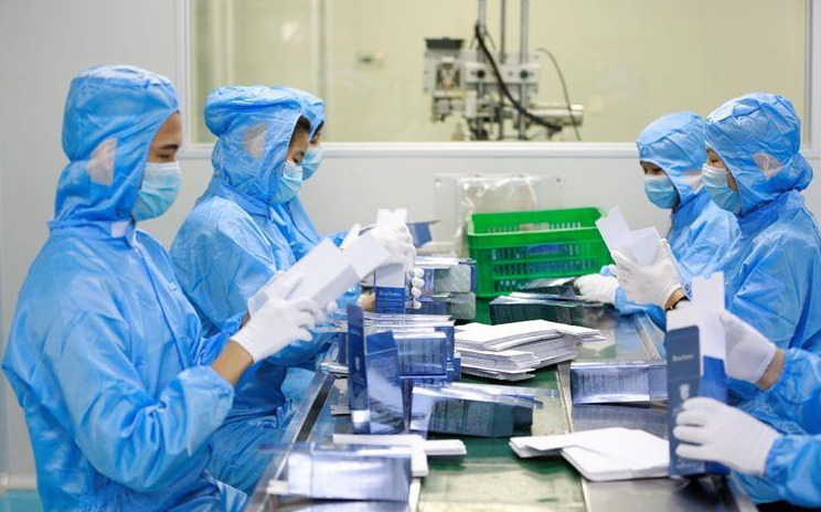 化妝品工廠的生產狀況